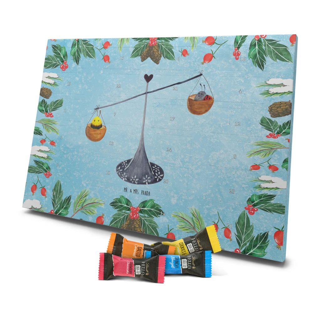 Chocolate advent calendar Star sign Scale birthdays, astrology, date of birth, month of birth, constellations, gift September, Libra, Libra gift, birthday September, bumble bee, birthday October, ladybird, balance, Libra zodiac sign, gift October