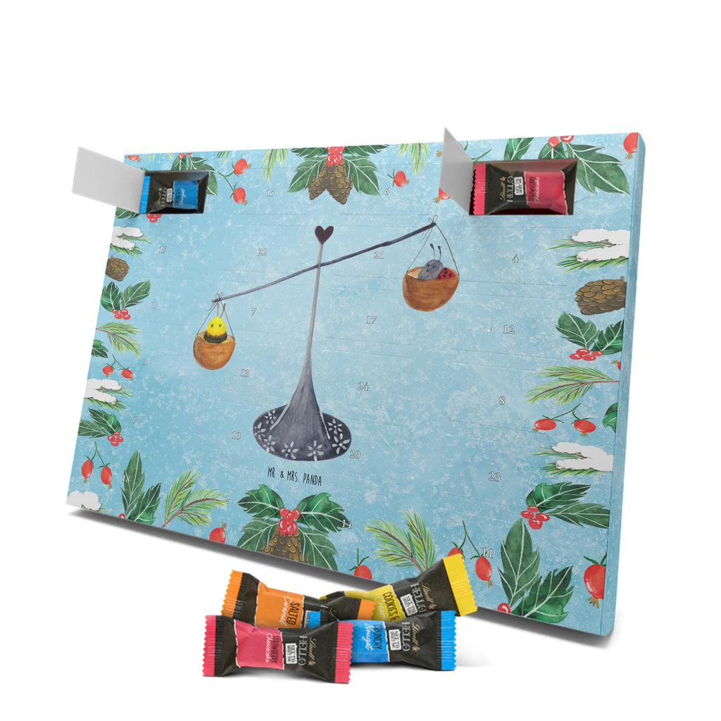 Chocolate advent calendar Star sign Scale birthdays, astrology, date of birth, month of birth, constellations, gift September, Libra, Libra gift, birthday September, bumble bee, birthday October, ladybird, balance, Libra zodiac sign, gift October