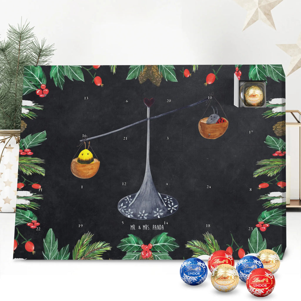 Chocolate advent calendar Star sign Scale birthdays, astrology, date of birth, month of birth, constellations, gift September, Libra, Libra gift, birthday September, bumble bee, birthday October, ladybird, balance, Libra zodiac sign, gift October