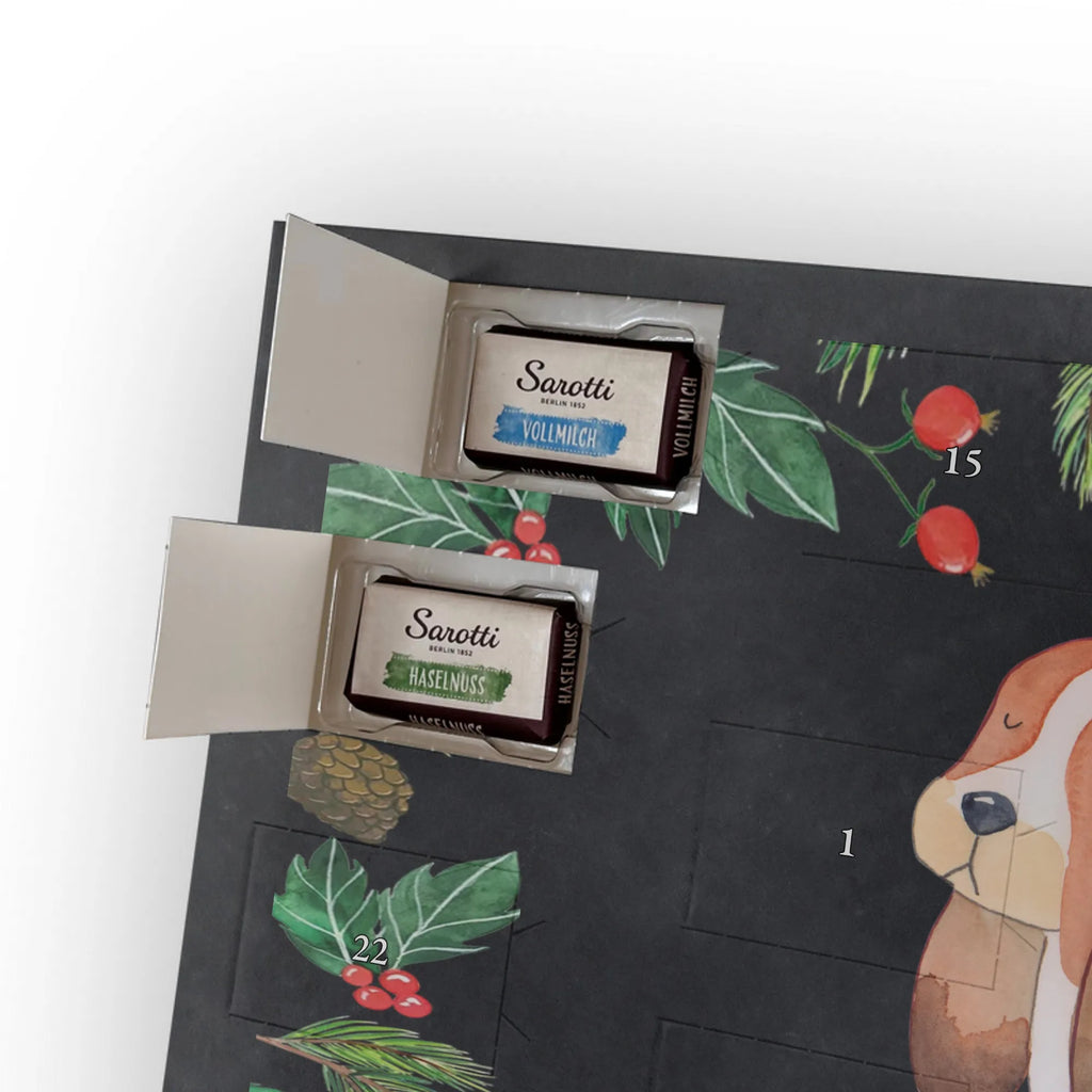 Chocolate advent calendar Dog Basset Hound mutt, dog sayings, love dogs, dog mama, funny gifts for dog owners, woof, what do you give a dog lover, dog breed, Christmas gifts for dogs, gifts for dogs, bag with dog print, love for dogs, hound, dog decorative items, dog love, childless