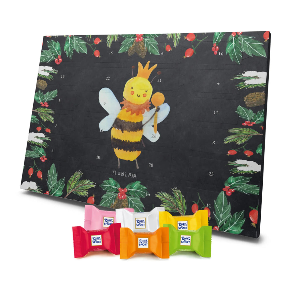 Chocolate advent calendar bee king bumblebee, wasp