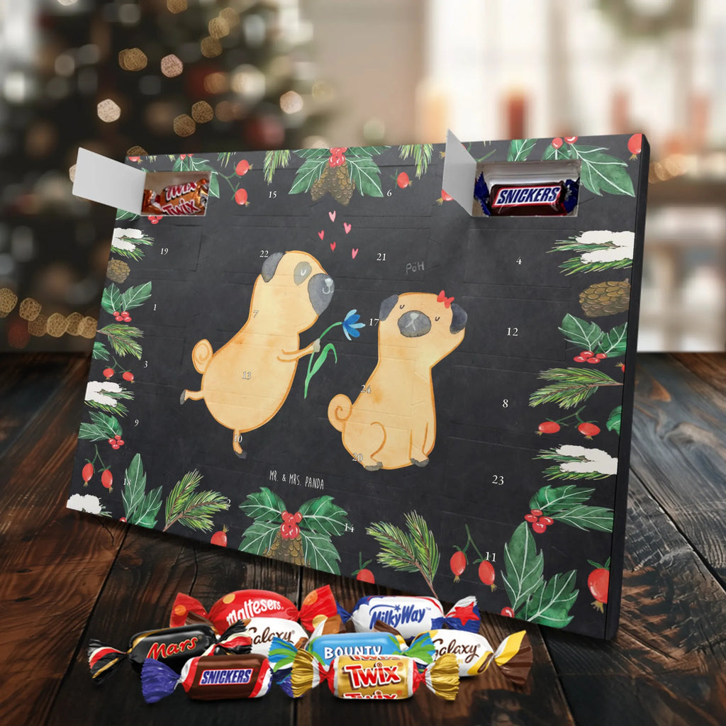 Chocolate advent calendar pug In love mutt, dog sayings, love dogs, dog mama, funny gifts for dog owners, woof, what do you give a dog lover, dog breed, Christmas gifts for dogs, gifts for dogs, bag with dog print, love for dogs, hound, dog decorative items, Pug, in love, dog love, boob, gift friend, love saying. Engaged