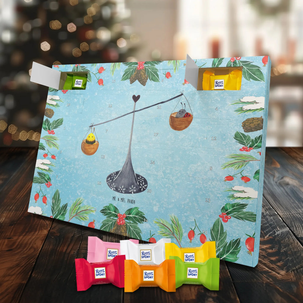 Chocolate advent calendar Star sign Scale birthdays, astrology, date of birth, month of birth, constellations, gift September, Libra, Libra gift, birthday September, bumble bee, birthday October, ladybird, balance, Libra zodiac sign, gift October
