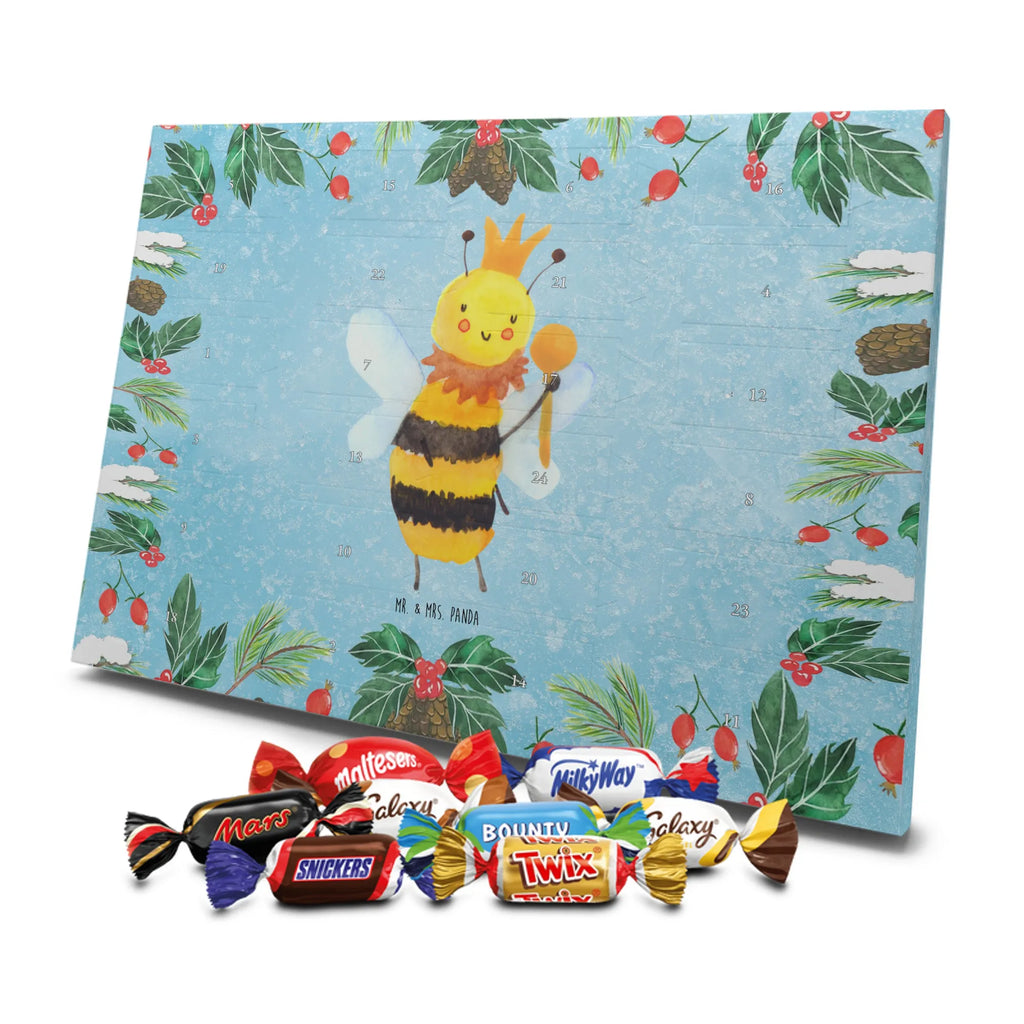 Chocolate advent calendar bee king bumblebee, wasp