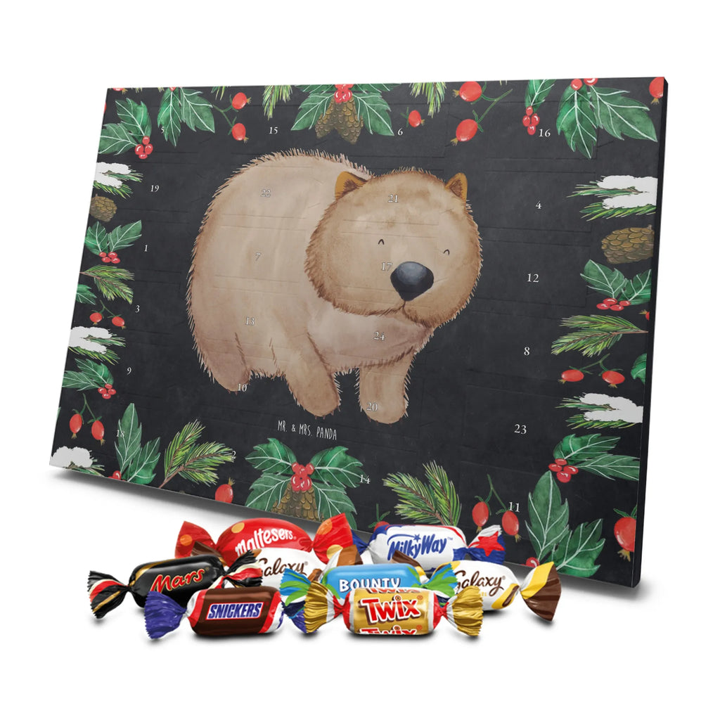 Chocolate advent calendar Wombat gift ideas, gifts, small animals, good mood, cute, funny sayings, cute animal motives, hand drawn, special gifts, card, animal lover, saying, life is beautiful, Australia