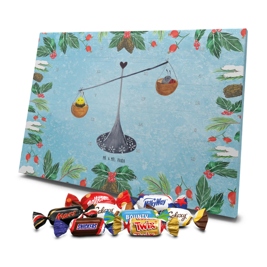 Chocolate advent calendar Star sign Scale birthdays, astrology, date of birth, month of birth, constellations, gift September, Libra, Libra gift, birthday September, bumble bee, birthday October, ladybird, balance, Libra zodiac sign, gift October