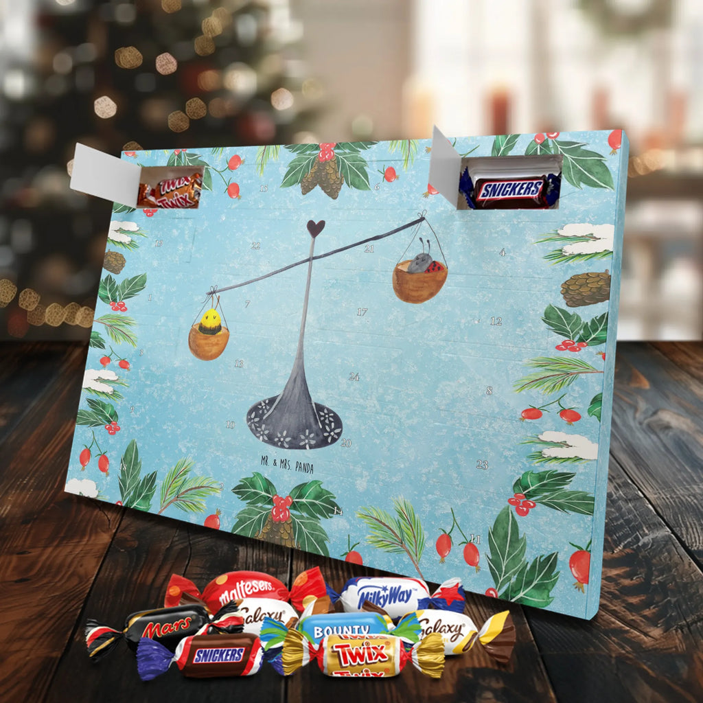 Chocolate advent calendar Star sign Scale birthdays, astrology, date of birth, month of birth, constellations, gift September, Libra, Libra gift, birthday September, bumble bee, birthday October, ladybird, balance, Libra zodiac sign, gift October