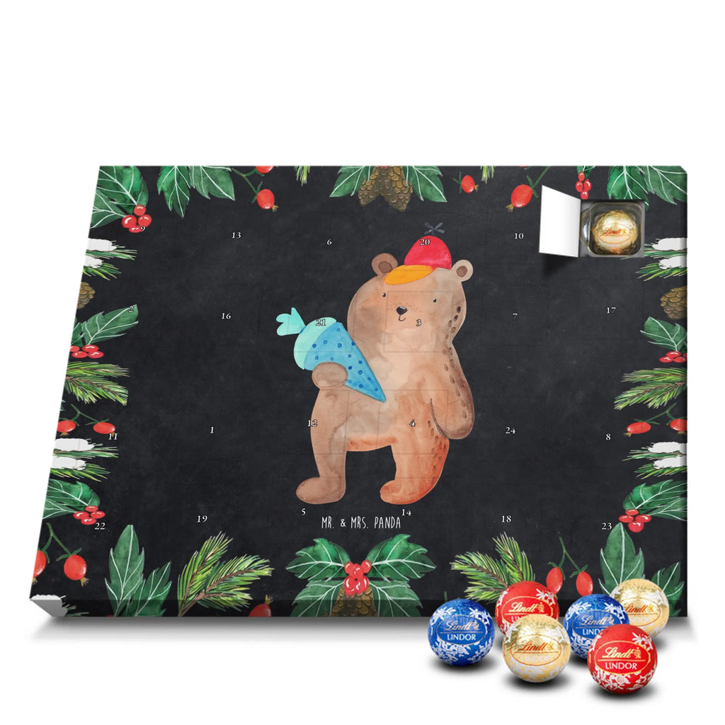 Chocolate advent calendar bear School cone cuddly toy, teddy bear, Starting school, School bag, Bear motif, School enrolment gift, Primary school, First day of school gift, School gift