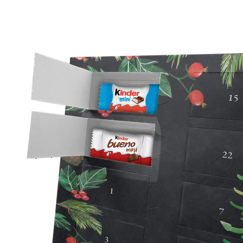 Chocolate advent calendar penguin Christmas tree Christmas time, snow