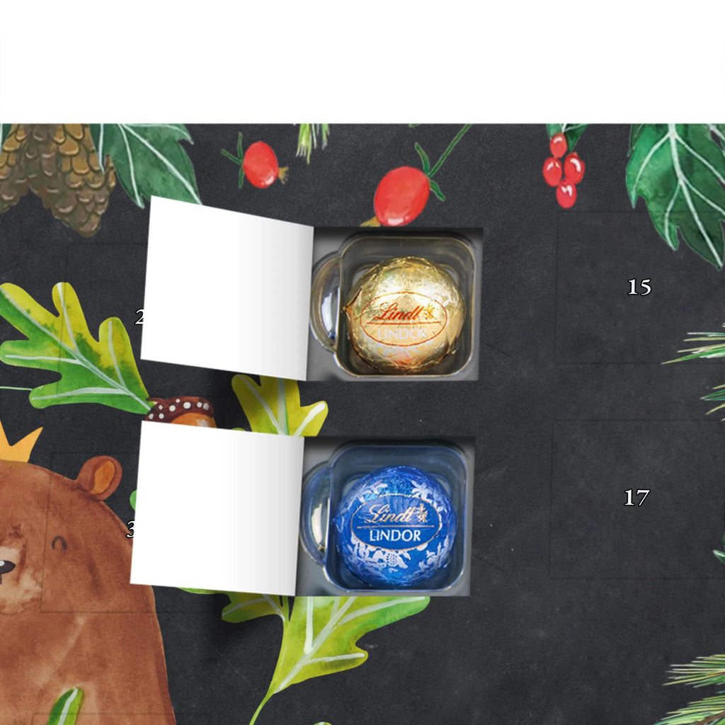 Chocolate advent calendar bear king cuddly toy, teddy bear, Father, best daddy, Daddy Bear, world best daddy, Father's Day