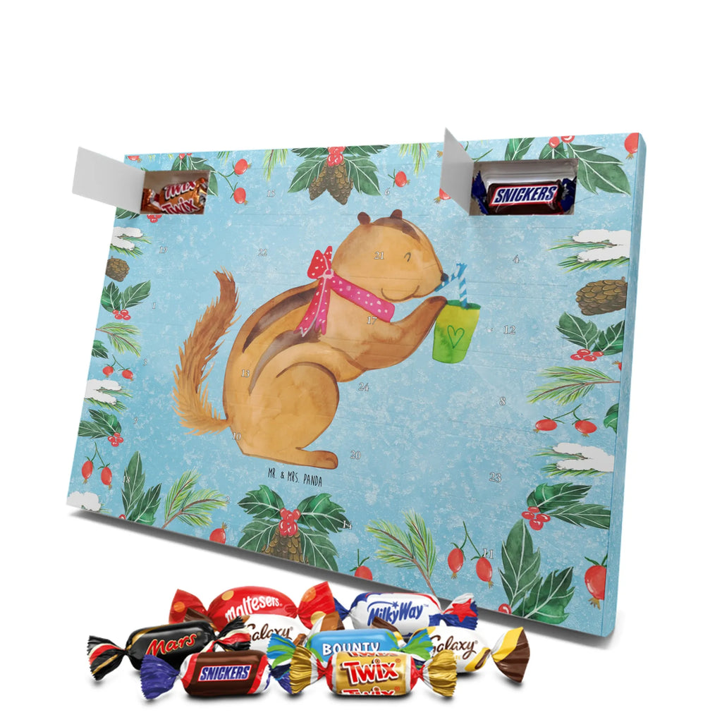 Chocolate advent calendar Squirrel smoothies gift ideas, gifts, small animals, good mood, cute, funny sayings, cute animal motives, hand drawn, special gifts, card, animal lover, chipmunks, squirrels, diet, weight loss