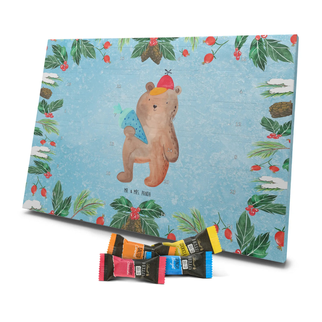 Chocolate advent calendar bear School cone cuddly toy, teddy bear, Starting school, School bag, Bear motif, School enrolment gift, Primary school, First day of school gift, School gift