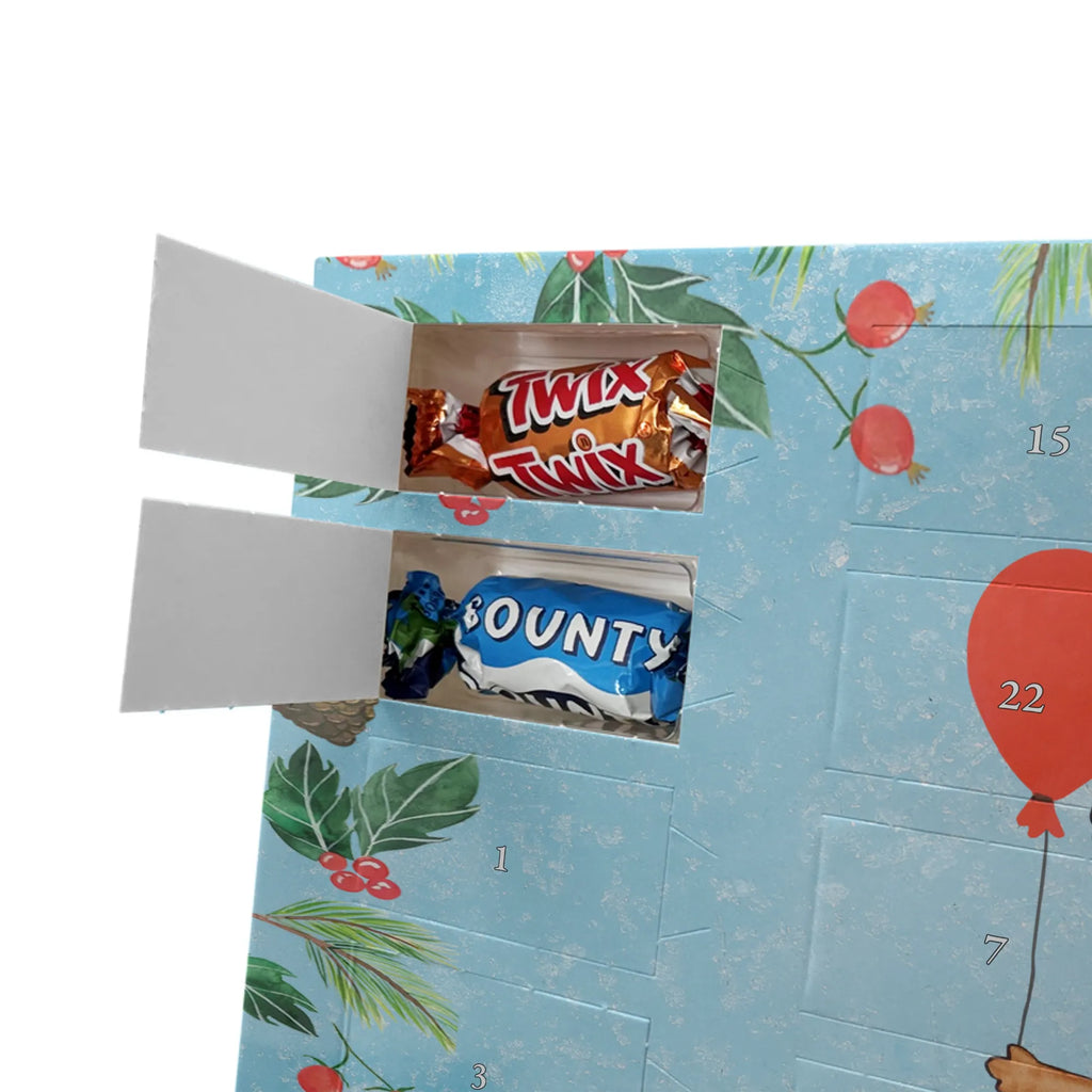 Chocolate advent calendar Hedgehog balloon gift ideas, gifts, small animals, good mood, cute, funny sayings, cute animal motives, hand drawn, special gifts, card, animal lover, Birthday, Balloon, Birthday Child