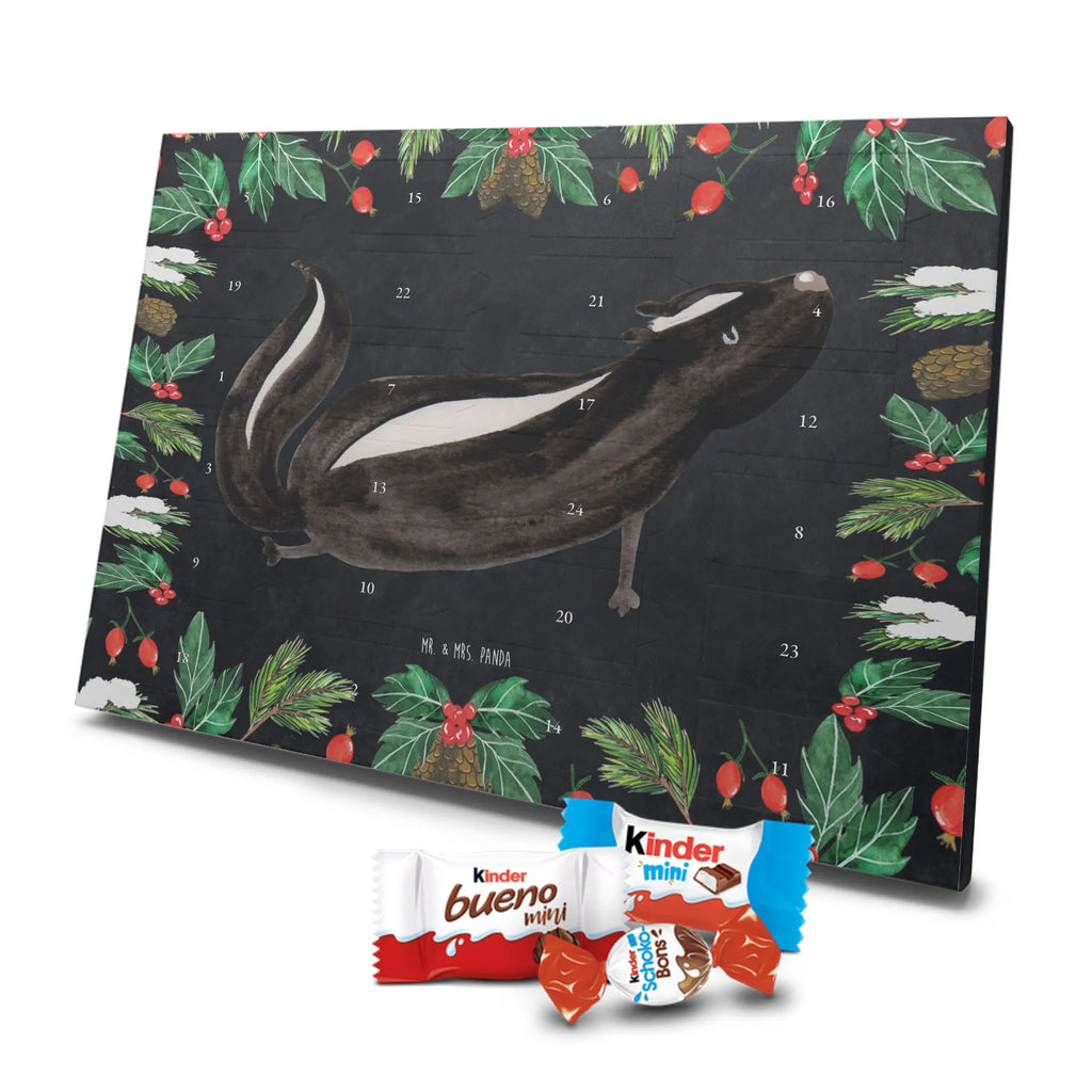 Chocolate advent calendar skunk yoga Stinky, Predator, Live, Wild animal, Laugh