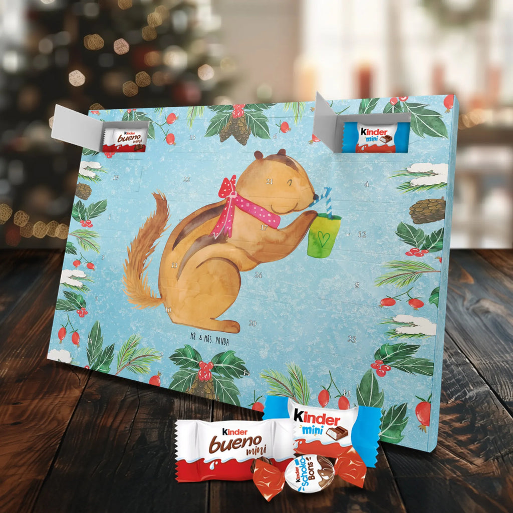Chocolate advent calendar Squirrel smoothies gift ideas, gifts, small animals, good mood, cute, funny sayings, cute animal motives, hand drawn, special gifts, card, animal lover, chipmunks, squirrels, diet, weight loss