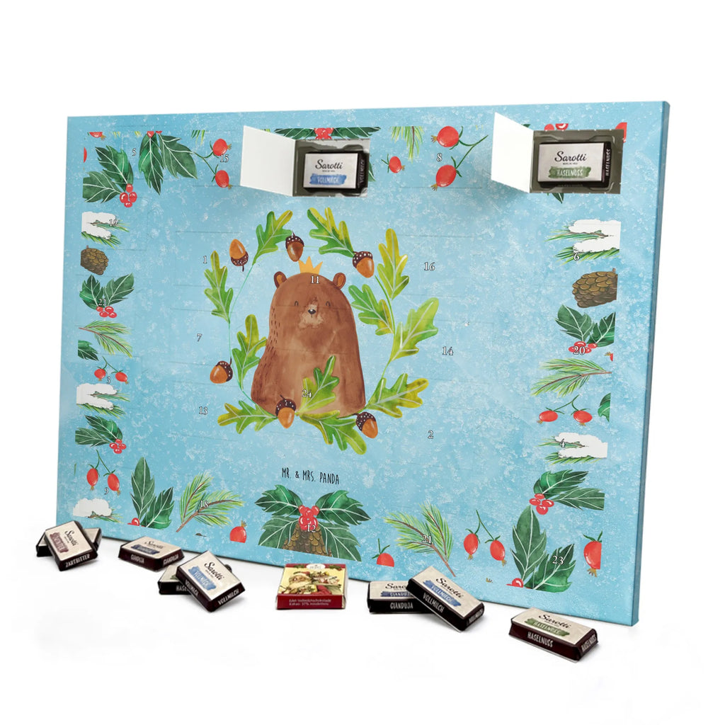 Chocolate advent calendar bear king cuddly toy, teddy bear, Father, best daddy, Daddy Bear, world best daddy, Father's Day
