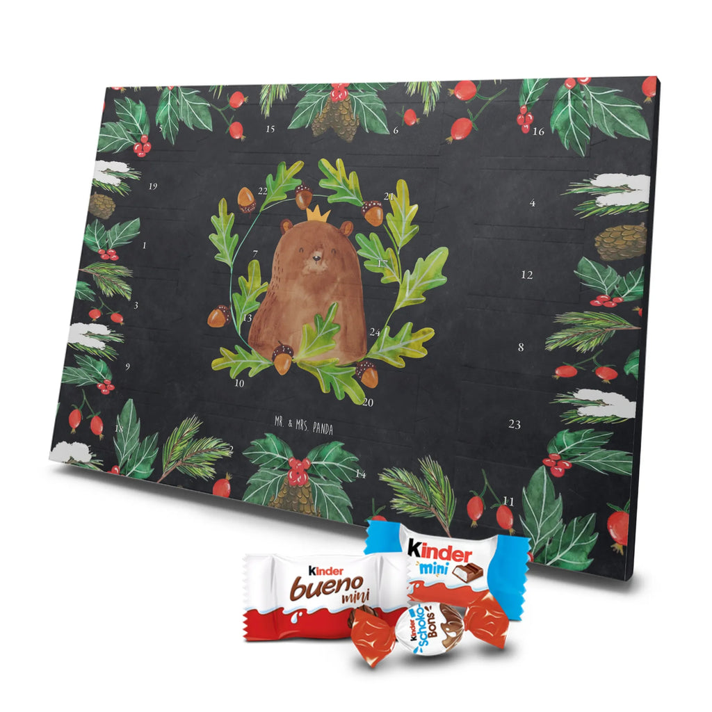 Chocolate advent calendar bear king cuddly toy, teddy bear, Father, best daddy, Daddy Bear, world best daddy, Father's Day