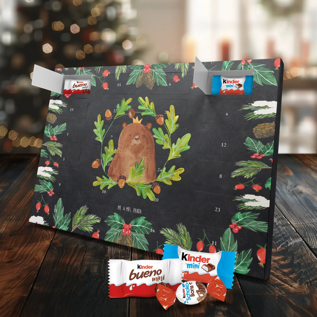 Chocolate advent calendar bear king cuddly toy, teddy bear, Father, best daddy, Daddy Bear, world best daddy, Father's Day