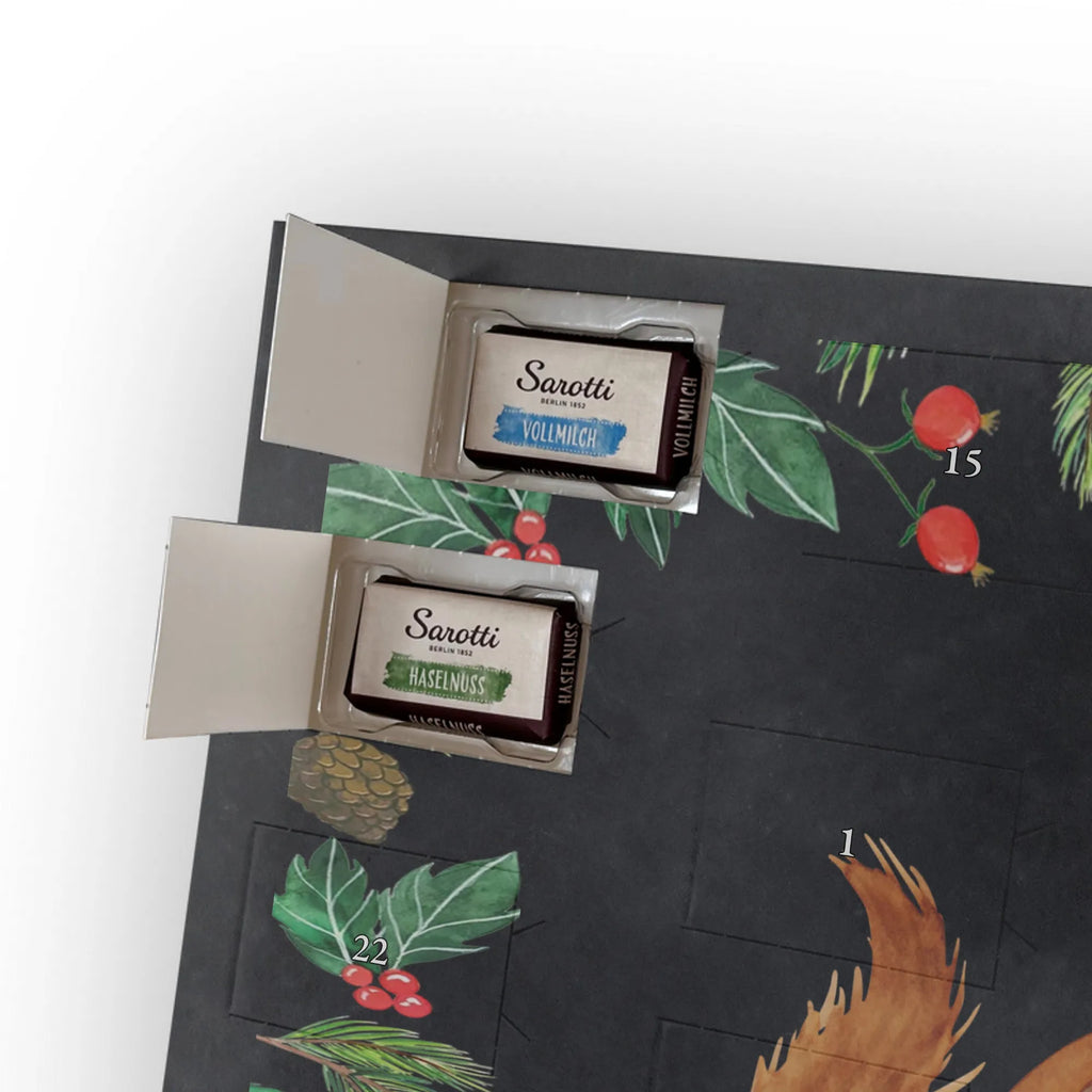 Chocolate advent calendar Squirrel smoothies gift ideas, gifts, small animals, good mood, cute, funny sayings, cute animal motives, hand drawn, special gifts, card, animal lover, chipmunks, squirrels, diet, weight loss