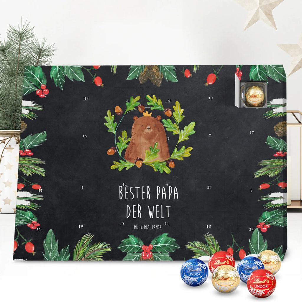 Chocolate advent calendar bear king cuddly toy, teddy bear, Father, best daddy, Daddy Bear, world best daddy, Father's Day