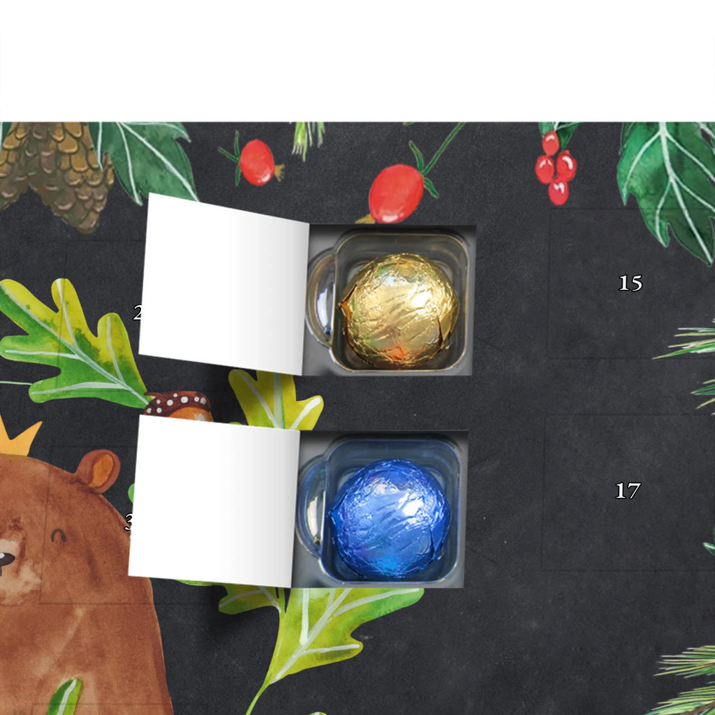 Chocolate advent calendar bear king cuddly toy, teddy bear, Father, best daddy, Daddy Bear, world best daddy, Father's Day