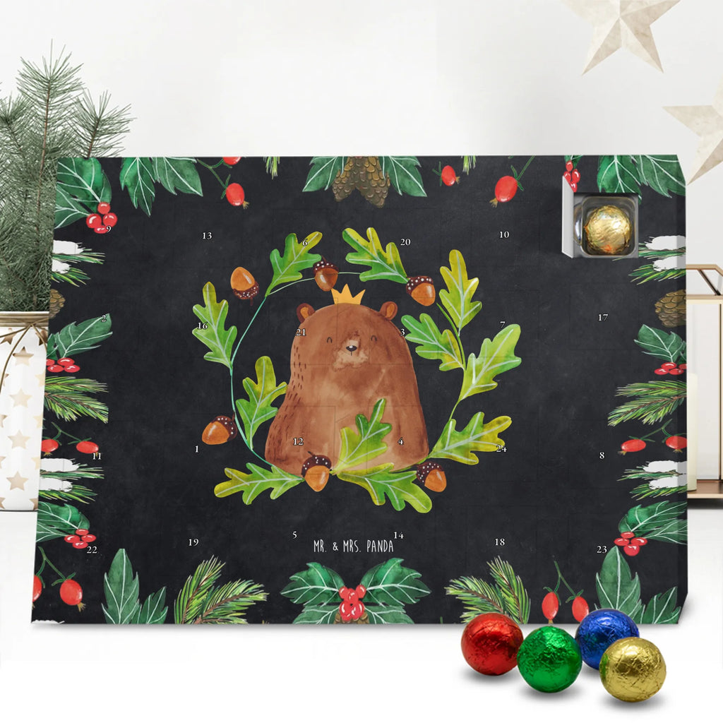 Chocolate advent calendar bear king cuddly toy, teddy bear, Father, best daddy, Daddy Bear, world best daddy, Father's Day