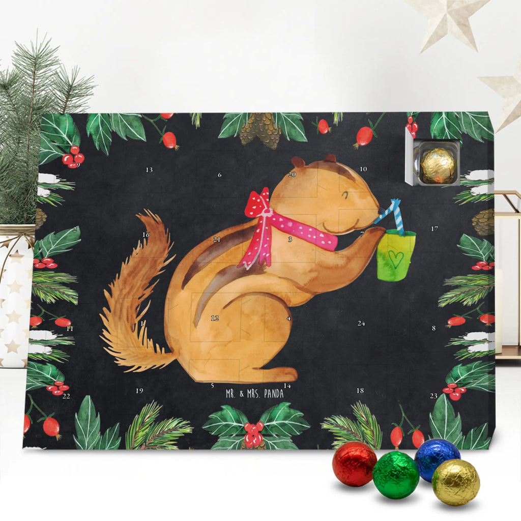Chocolate advent calendar Squirrel smoothies gift ideas, gifts, small animals, good mood, cute, funny sayings, cute animal motives, hand drawn, special gifts, card, animal lover, chipmunks, squirrels, diet, weight loss