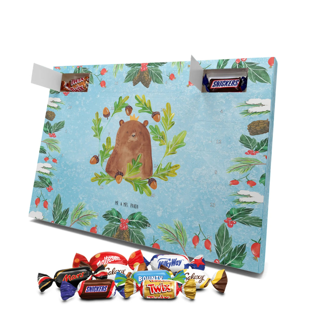 Chocolate advent calendar bear king cuddly toy, teddy bear, Father, best daddy, Daddy Bear, world best daddy, Father's Day