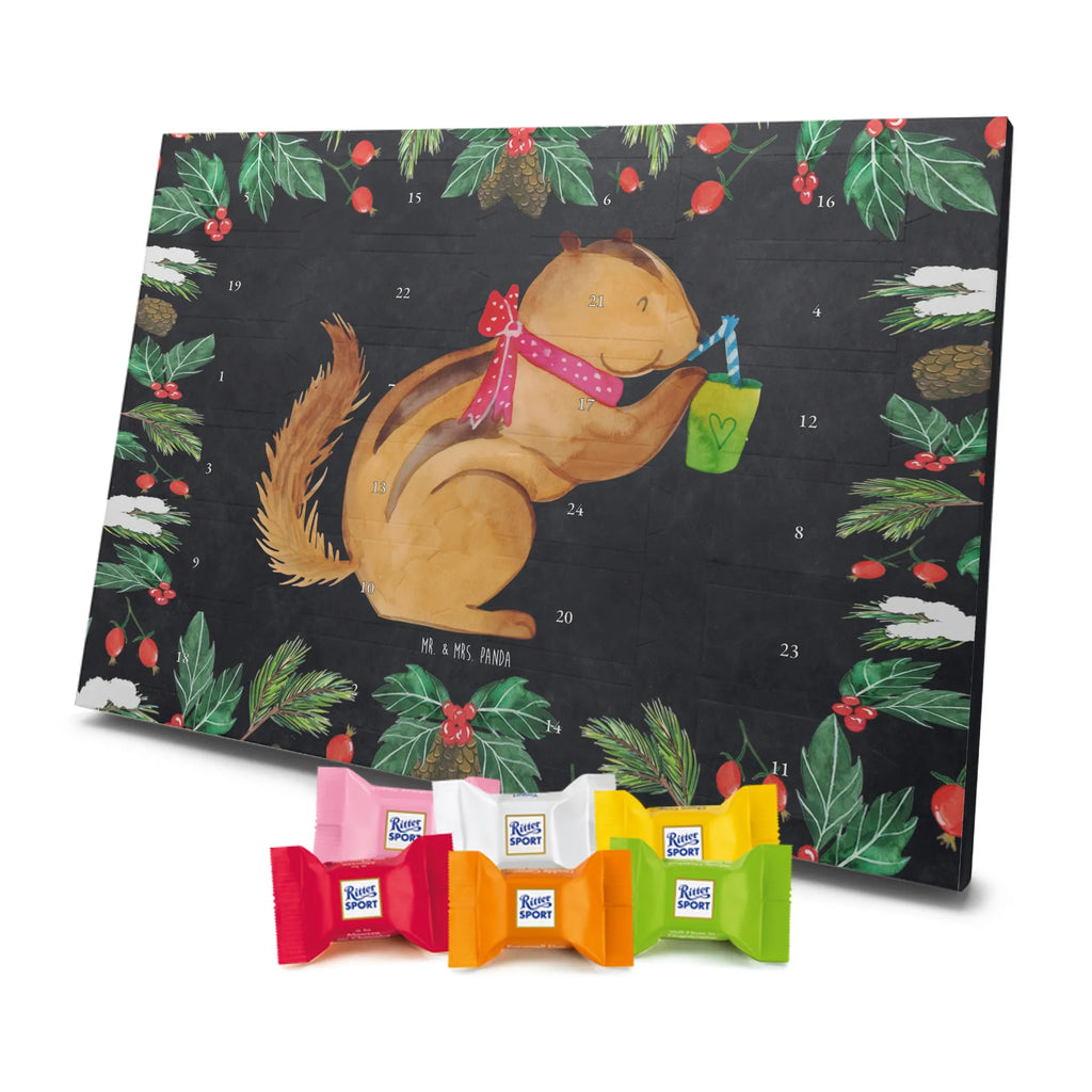 Chocolate advent calendar Squirrel smoothies gift ideas, gifts, small animals, good mood, cute, funny sayings, cute animal motives, hand drawn, special gifts, card, animal lover, chipmunks, squirrels, diet, weight loss