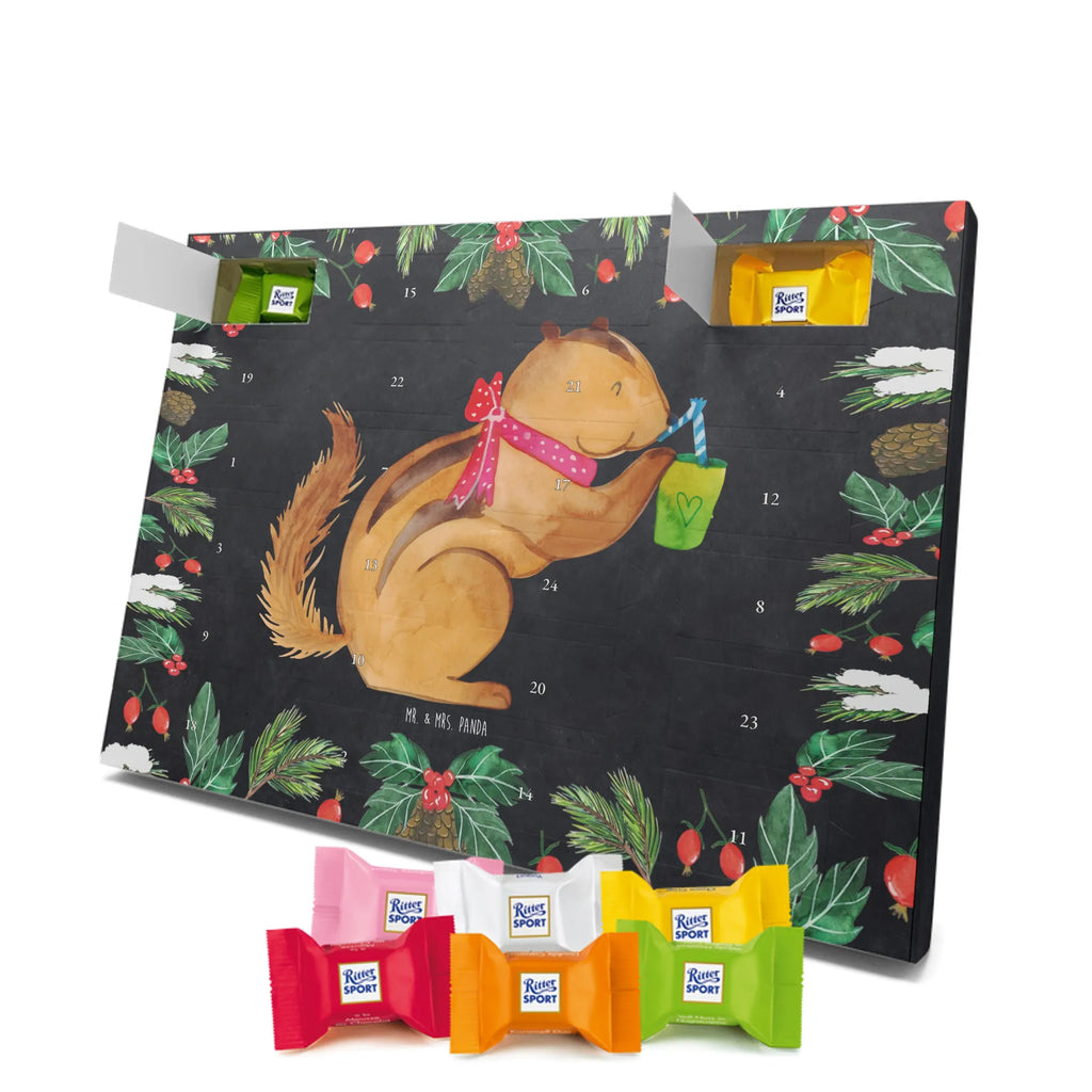 Chocolate advent calendar Squirrel smoothies gift ideas, gifts, small animals, good mood, cute, funny sayings, cute animal motives, hand drawn, special gifts, card, animal lover, chipmunks, squirrels, diet, weight loss