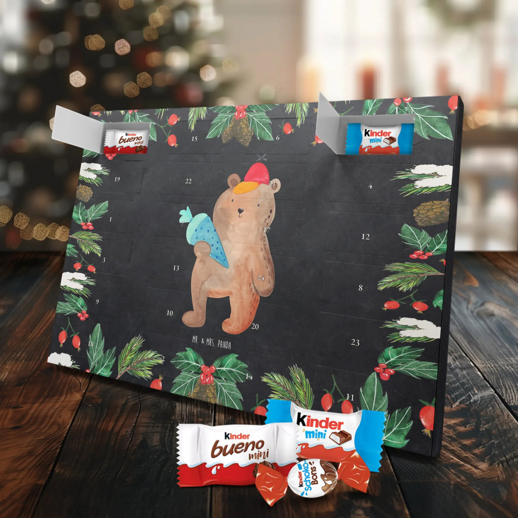 Chocolate advent calendar bear School cone cuddly toy, teddy bear, Starting school, School bag, Bear motif, School enrolment gift, Primary school, First day of school gift, School gift