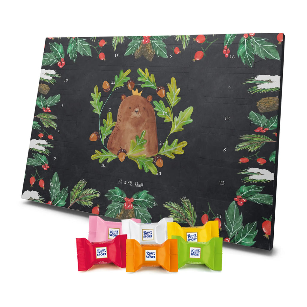 Chocolate advent calendar bear king cuddly toy, teddy bear, Father, best daddy, Daddy Bear, world best daddy, Father's Day