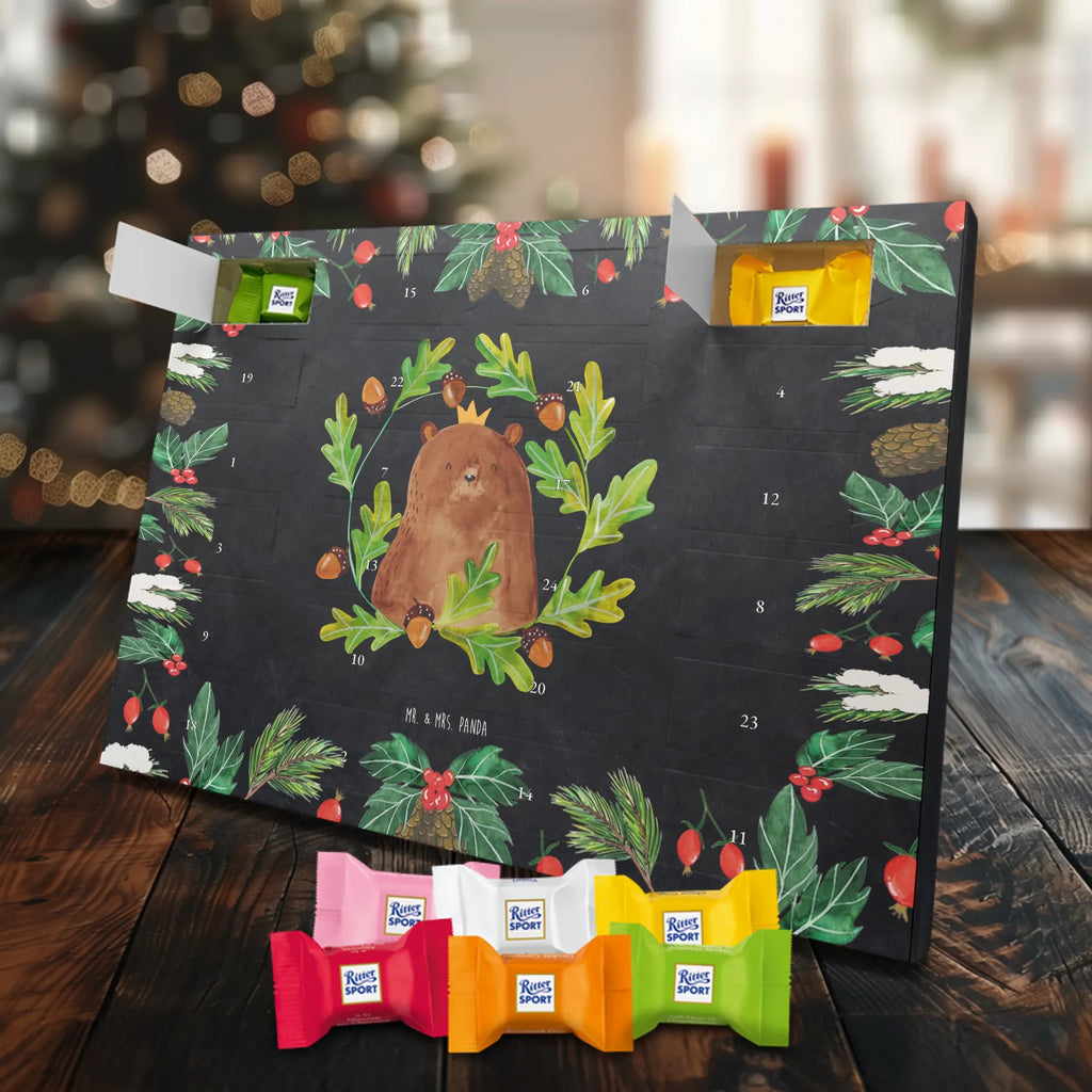 Chocolate advent calendar bear king cuddly toy, teddy bear, Father, best daddy, Daddy Bear, world best daddy, Father's Day