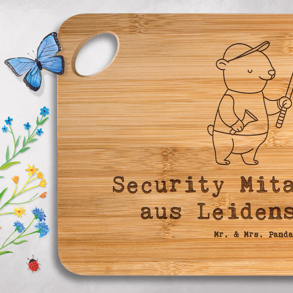 Bamboo chopping board Security Guard Passion gift, sayings, gift idea, best, farewell gift, passing exam, anniversary, retirement, promotion, job start, profession