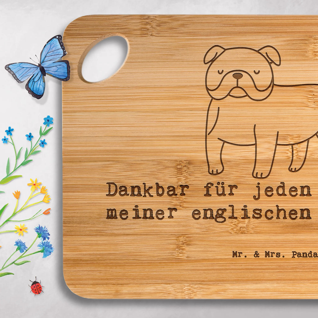 Bamboo chopping board English Bulldog Moment gift, animal lover, giving, dog breed, purebred dog, dog owner, puppy
