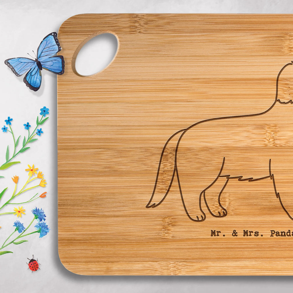Bamboo chopping board Newfoundland dog Moment gift, animal lover, giving, dog breed, purebred dog, dog owner, puppy