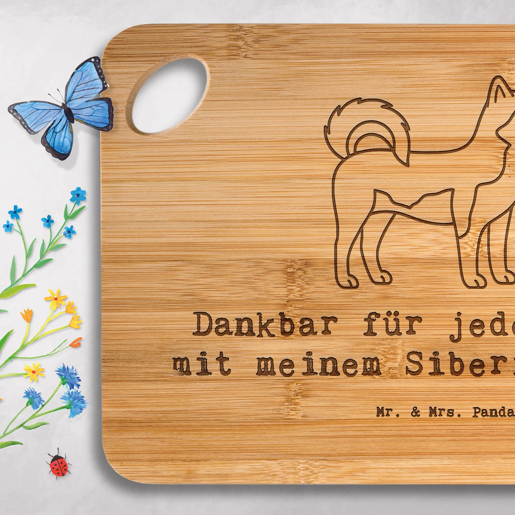 Bambus - deska do krojenia Syberyjski Husky Moment dawanie, prezent, Pies, rasa psa, pies rasowy, właściciel psa, miłośnik zwierząt, szczeniak