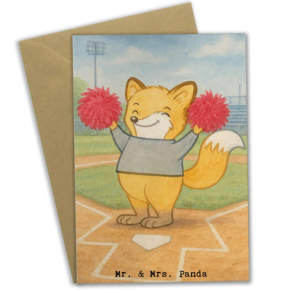 Kartka okolicznościowa lis Cheerleaderka Design Prezent, Dyscyplina sportowa, Darować, Dziękuję, Dzięki, Wyróżnienie, Wygrana, Sportowiec