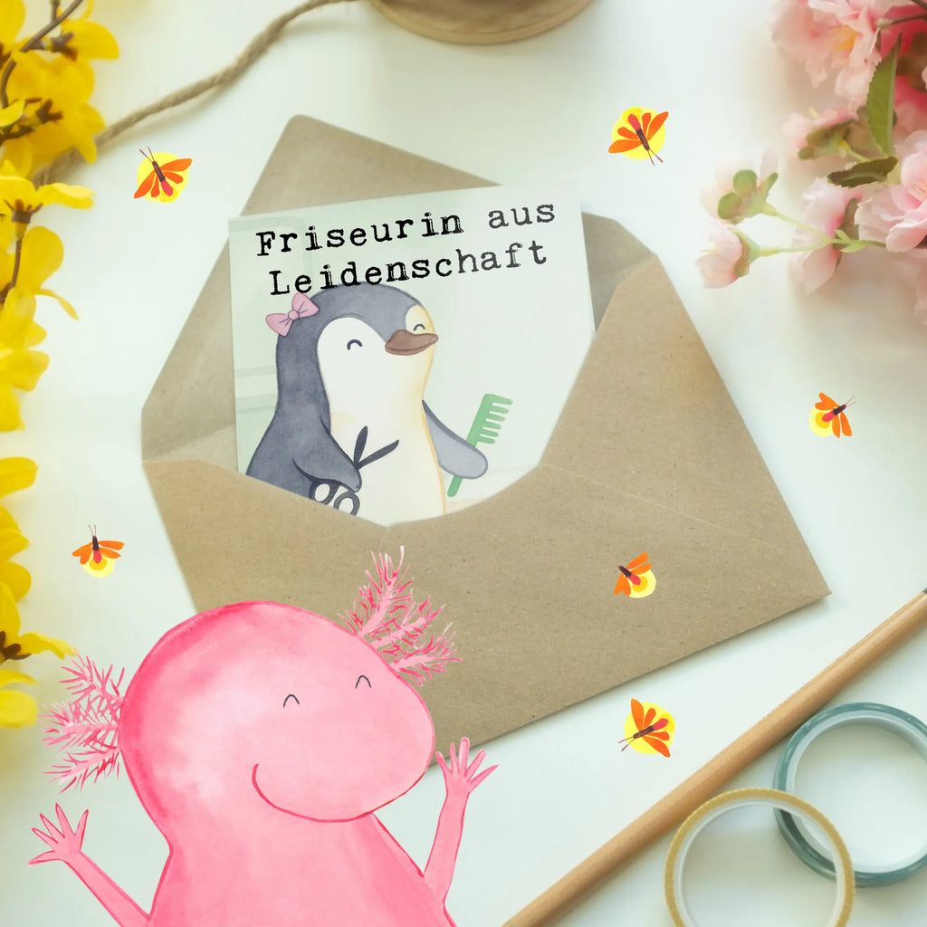 Greetings card hairdresser Passion Design Love greeting card, woman, wedding card, Voucher card, man, favorite person, Easter cards, high school graduation, boy, encouragement, friendship, birthday card, Valentine&#39;s Day card, grandpa, grandma, Christmas cards, money gifts, boyfriend, gift ideas, greeting card, girlfriend, Baptism, folding card, wedding, gift, sayings, gift idea, best, farewell gift, passing exam, anniversary, retirement, promotion, job start, profession