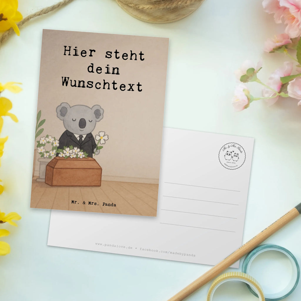 Personalised postcard undertaker Passion Design gift, sayings, gift idea, best, farewell gift, passing exam, anniversary, retirement, promotion, job start, profession