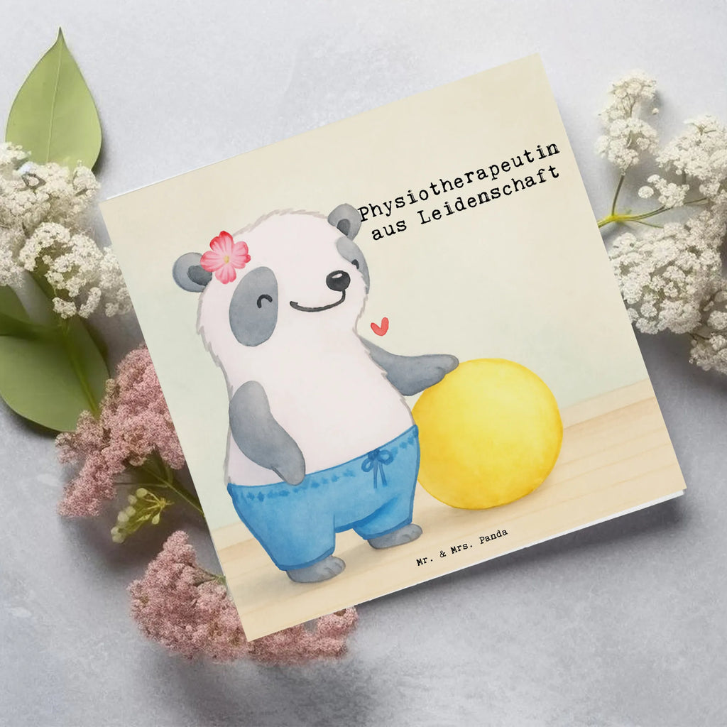 Karta Deluxe Fizjoterapeutka Pasja Design Prezent, Dziękuję, Zawód, Wykształcenie, Jubileusz, Pożegnanie, Emerytura, Kolega, Koleżanka, Dawać, Pracownik, Współpracownik, Dziękuję bardzo