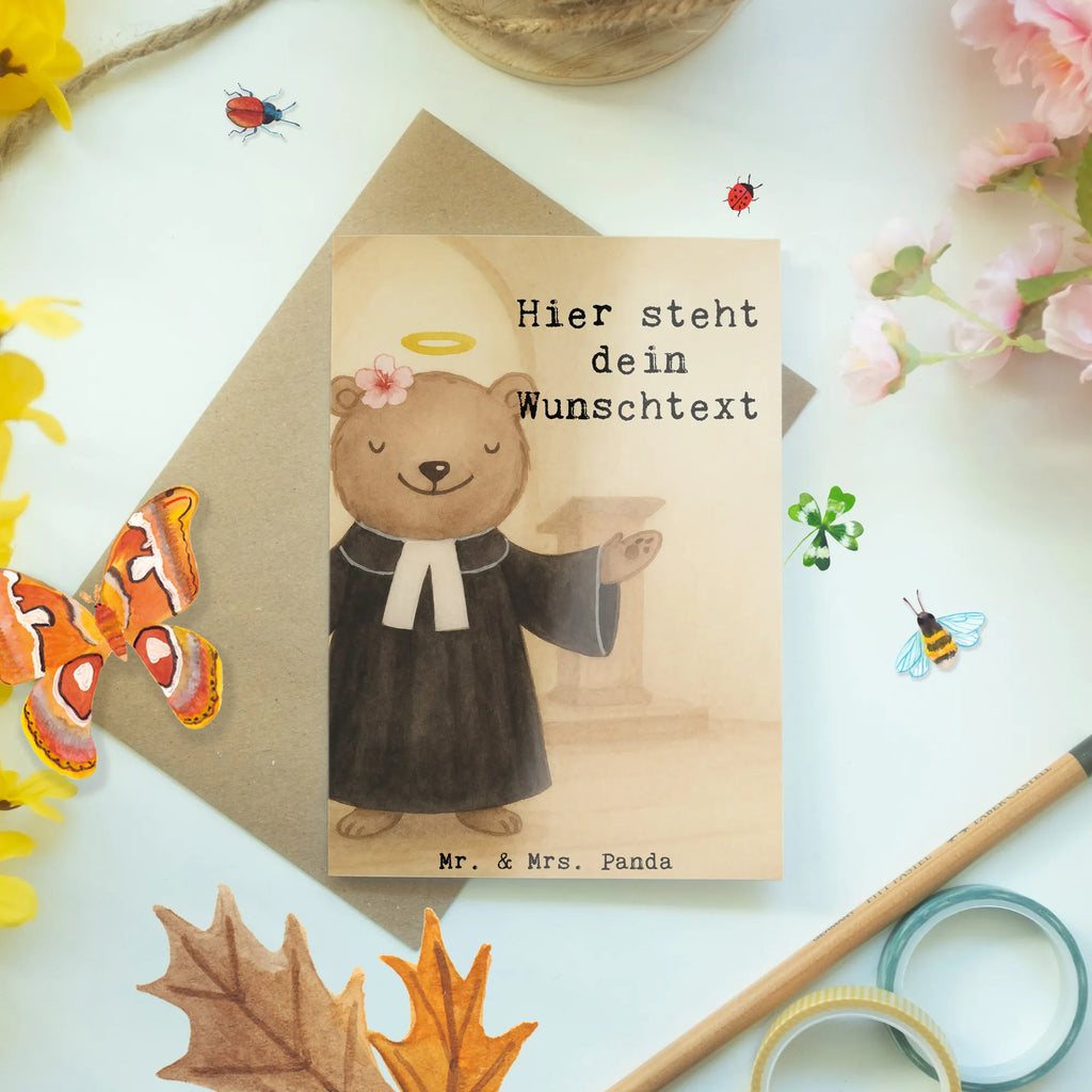 Spersonalizowana kartka z życzeniami pastorka pasja Design Prezent, Dziękuję, Zawód, Wykształcenie, Jubileusz, Pożegnanie, Emerytura, Kolega, Koleżanka, Dawać, Pracownik, Współpracownik, Dziękuję bardzo