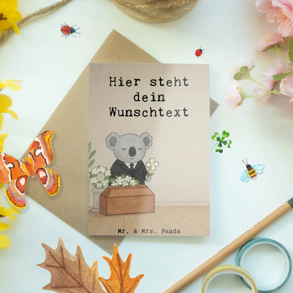 Personalised greetings card undertaker Passion Design gift, sayings, gift idea, best, farewell gift, passing exam, anniversary, retirement, promotion, job start, profession