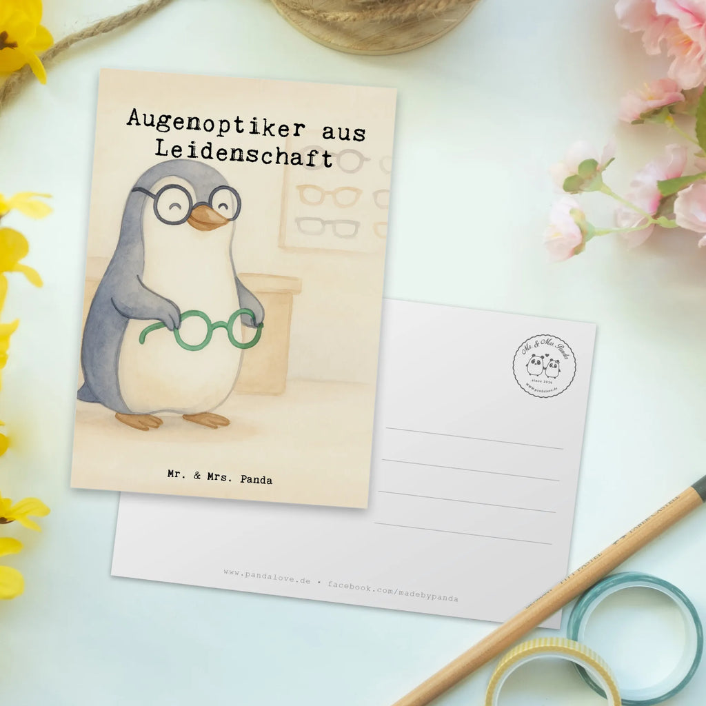 Pocztówka optyk pasja Design Prezent, Dziękuję, Zawód, Wykształcenie, Jubileusz, Pożegnanie, Emerytura, Kolega, Koleżanka, Dawać, Pracownik, Współpracownik, Dziękuję bardzo