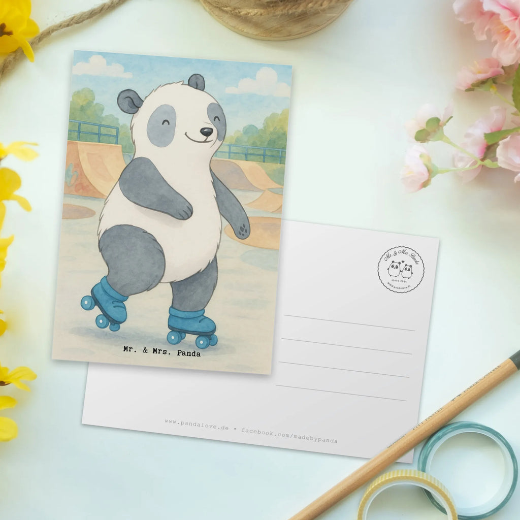 Postkarte Panda Inliner fahren Design Geburtstagskarten, Grußkarte, Einladung, postkarten, kunstkarten, motivkarte, Karten, Einladungskarten Geburtstag, designkarte, Geburtstagsgrüße, Einladung Geburtstag, Einladungskarte, Geburtstagskarte, Geschenkkarte, Karte, Postkarte, Ansichtskarte, Dankeskarte, Ansichtskarten, Wanddeko, Geschenk, Schenken, Sport, Sportart, Hobby, Danke, Dankeschön, Auszeichnung, Gewinn, Sportler, inlinern, Rollschuh fahren, Inliner fahren