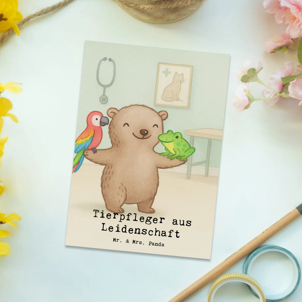 Pocztówka Opiekun zwierząt pasja Design Prezent, Dziękuję, Zawód, Wykształcenie, Jubileusz, Pożegnanie, Emerytura, Kolega, Koleżanka, Dawać, Pracownik, Współpracownik, Dziękuję bardzo