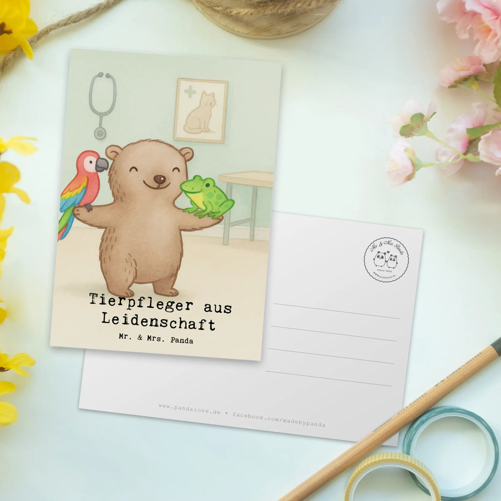 Pocztówka Opiekun zwierząt pasja Design Prezent, Dziękuję, Zawód, Wykształcenie, Jubileusz, Pożegnanie, Emerytura, Kolega, Koleżanka, Dawać, Pracownik, Współpracownik, Dziękuję bardzo