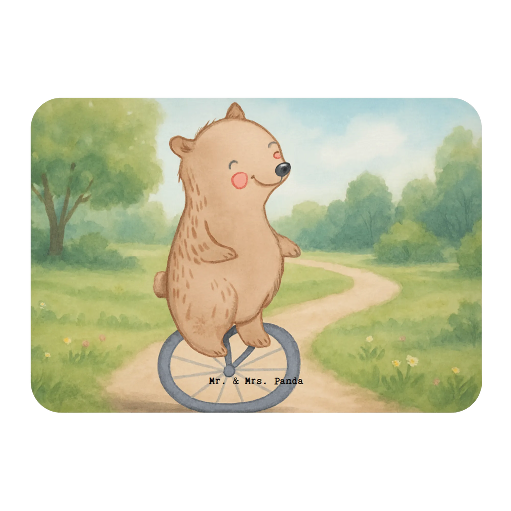 Magnes Niedźwiedź Jazda na jednokołowcu Design Prezent, Dyscyplina sportowa, Darować, Dziękuję, Dzięki, Wyróżnienie, Wygrana, Sportowiec