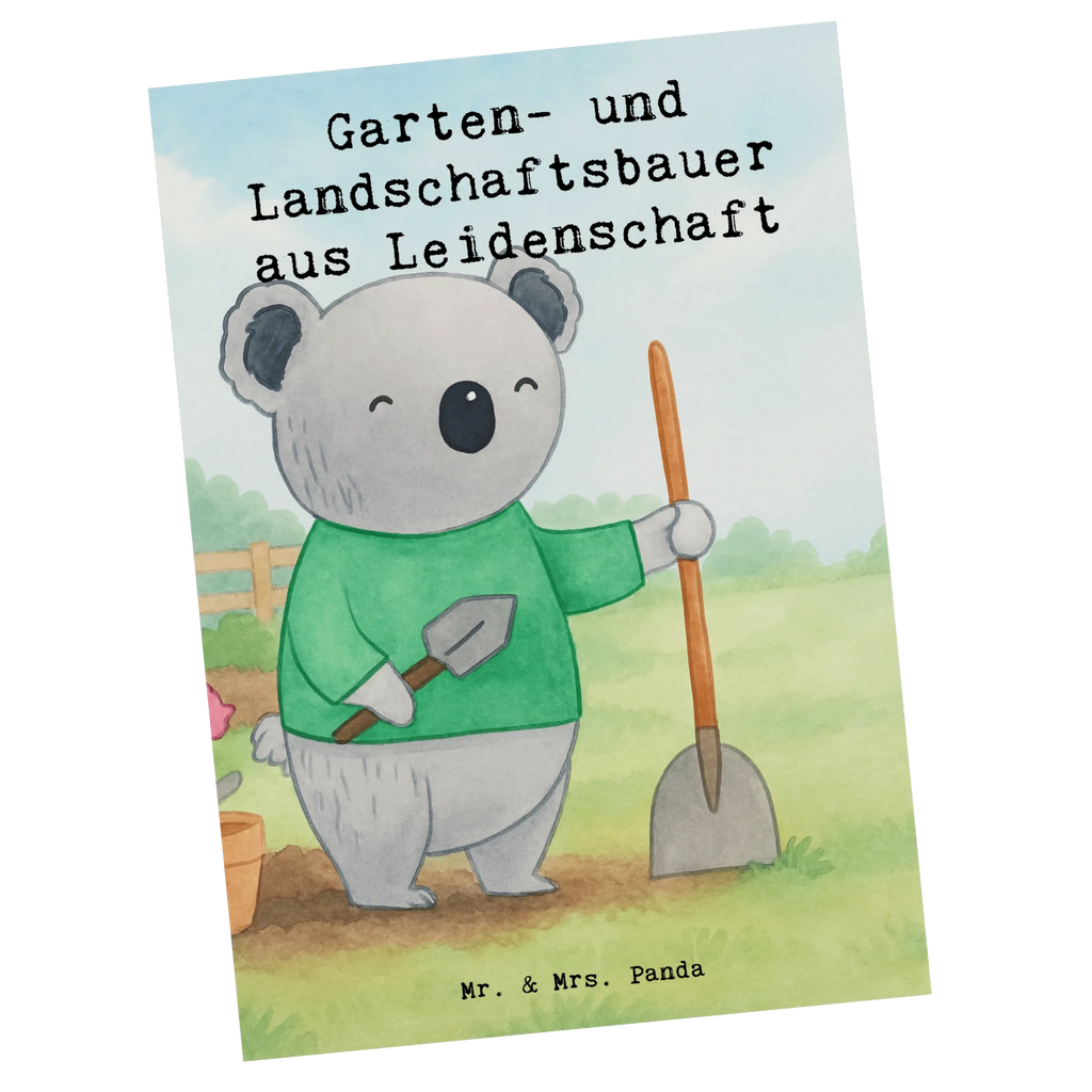 Pocztówka Ogrodnik i budowniczy krajobrazów pasja Design Prezent, Dziękuję, Zawód, Wykształcenie, Jubileusz, Pożegnanie, Emerytura, Kolega, Koleżanka, Dawać, Pracownik, Współpracownik, Dziękuję bardzo