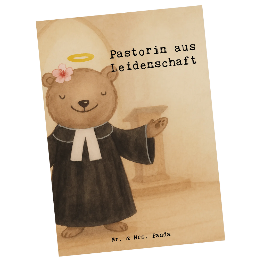 Postcard Pastor Passion Design gift, sayings, gift idea, best, farewell gift, passing exam, anniversary, retirement, promotion, job start, profession